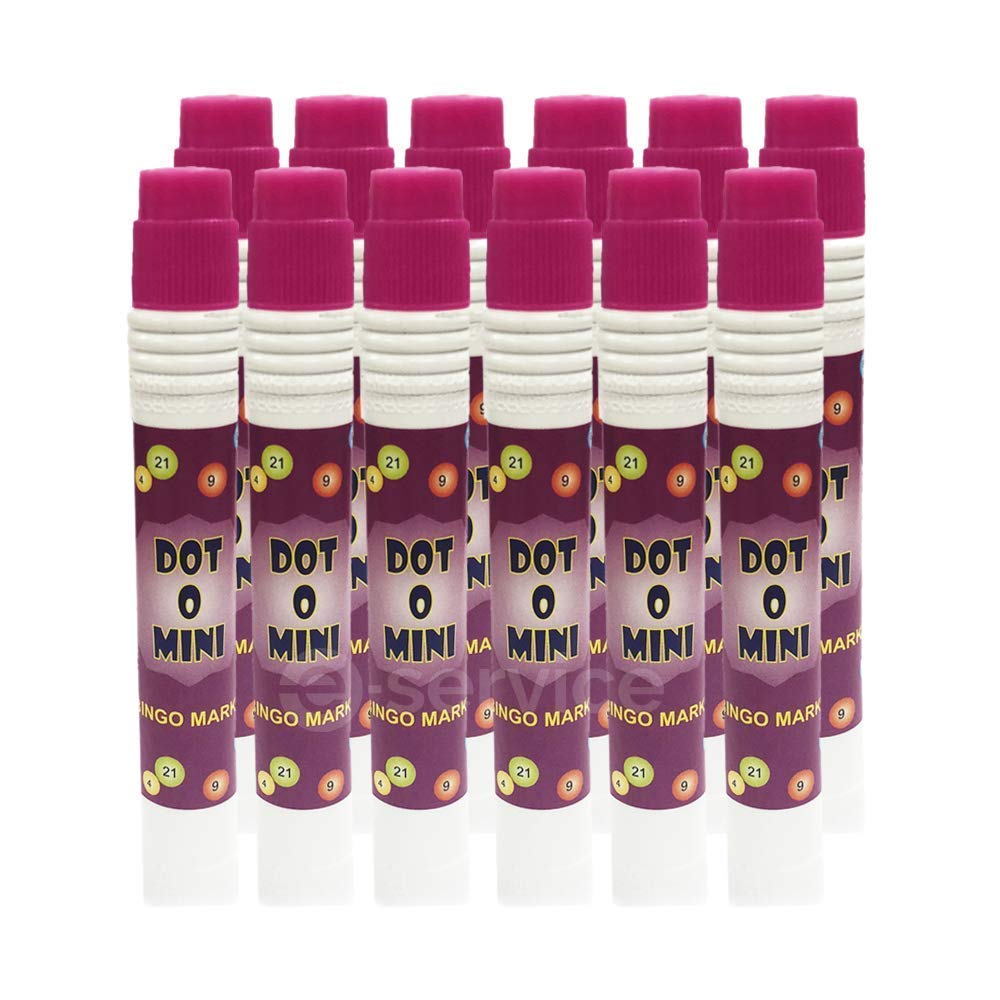 ClubKing Ltd Bingo Dabbers, 20ml, Purple, Pack of 12