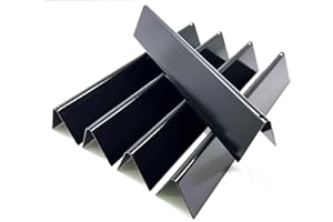 Direct Store Parts DP150 15.3 Inch Porcelain Steel Flavorizer Bars/Heat Plates (5-Pack) for Weber Spirit & Spirit II 300 Series, Spirit II E-310 (Front-Mounted Control) Grill Parts