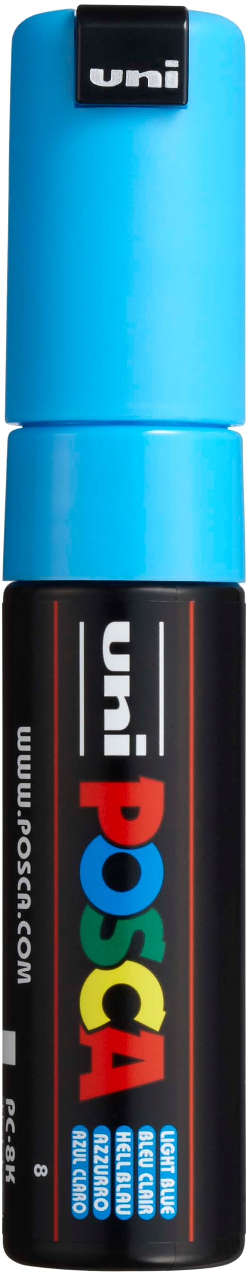 Uni-Ball Posca Broad Chisel Tip Marker - Light Blue — image 1