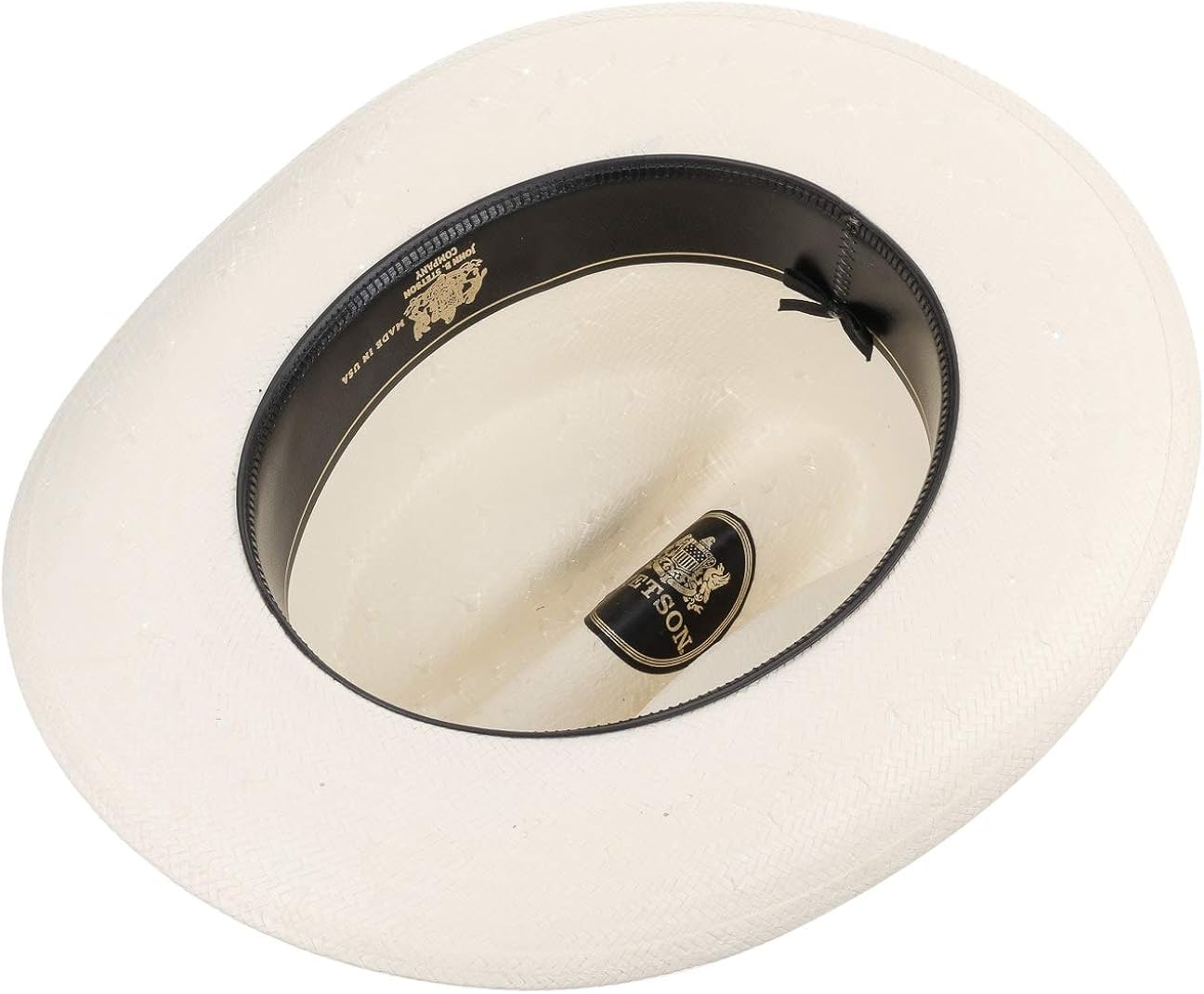 Made in USA Rodeo Estivo con Nastro Grosgrain Primavera//Estate Stetson Cappello di Paglia Open Road 6X Uomo