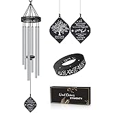 Synhonty 32'' Memorial Wind Chimes for Loss of Son, Sympathy Gifts, Bereavement/Condolence/Remembrance Gifts, Windchimes in Memory of Son