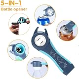 Otstar 6 in 1 Jar Opener 5 in 1 Bottle Opener Blue Grey view 4