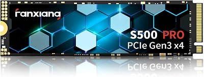 Fanxiang M.2 NVMe 256GB PCIe Gen3x4 2280 with Cooling Sticker SLC Cache
