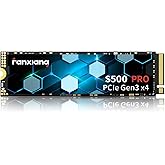 fanxiang S500 Pro 256GB NVMe SSD M.2 PCIe Gen3x4 2280 Internal Solid State Drive, SLC Cache 3D NAND TLC, Up to 3000MB/s, Comp