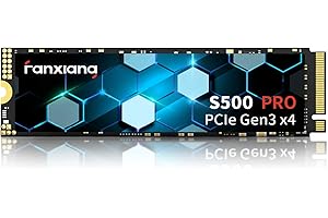 fanxiang S500 Pro 256GB NVMe SSD M.2 2280 PCIe Gen3x4 2800MB/s TLC 3D NAND 200TBW Internal Solid State Hard Drive, Black