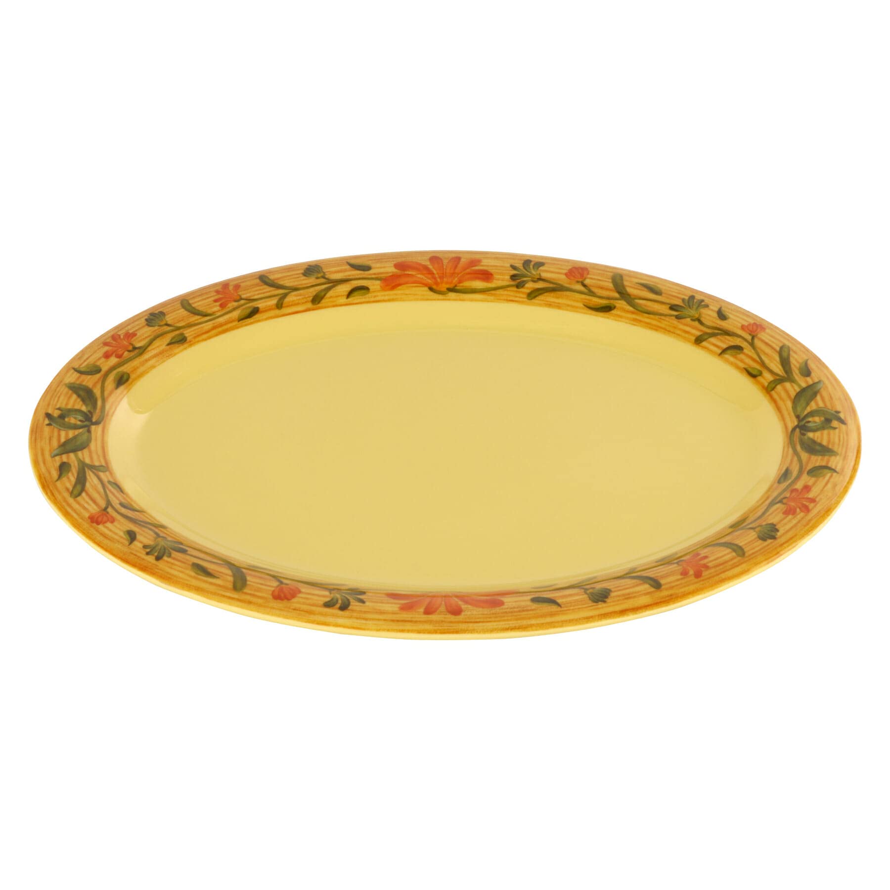 GET OP-135-VN Melamine Oval Serving Platter / Dinner Plate, 13.5″ x 10.25″, Venetian (Set of 12)