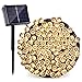 Qedertek Upgraded Solar/Battery Powered String Lights, 72ft 8 Modes 200 LED Solar Power Seasonal Decorative Fairy Lights for Christmas, Home, Garden, Patio, Lawn and Party Decorations(Warm White)