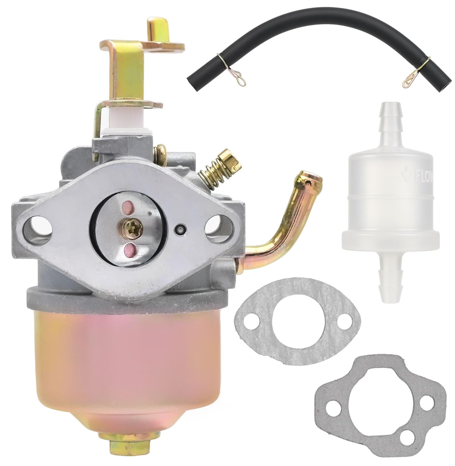 Photo 1 of FitBest Carburetor with Fuel Line Filter for Robin EY20 EY15 DET180 Wisconsin WI-185 Generator Carb