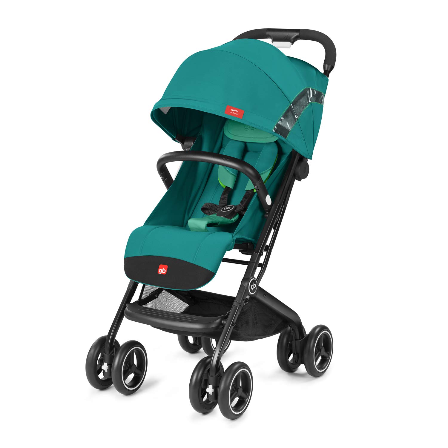gb Gold Buggy Qbit+ All Terrain, Luxus Traveller, 3-in-1 Reisesystem, Ab Geburt bis 17 kg (ca. 4 Jahre), Laguna Blue