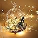 BZONE Fairy Strip Light Battery Operated 7 Foot 20 Leds,Copper Wire Lights, Warm While,Work for Party , Wedding Centerpiece,Table Decorations (Not Included 3AA Batteries)