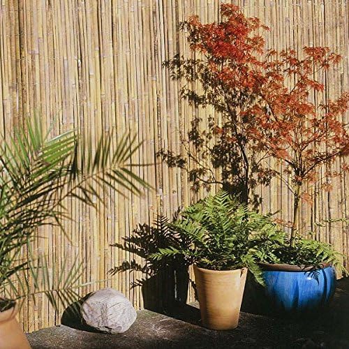 Bamboo Slat Screening Decorative Fencing Rolls - 1m x 4m