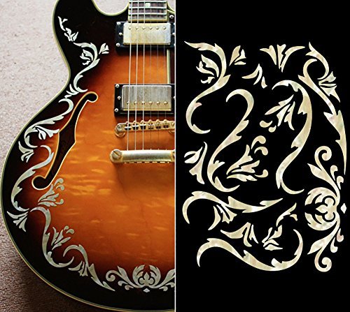 Jockomo Cowboy Fancy Vine AW Guitar and Bass Inlay Sticker