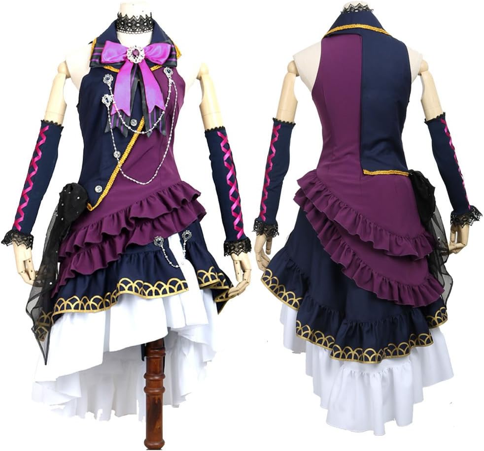 Amazon Roselia ロゼリア 宇田川あこ 白金燐子 白金燐子 湊友希那 氷川紗夜 全員 風 コスプレ衣装 女性m 湊友希那 コスプレ 仮装 通販