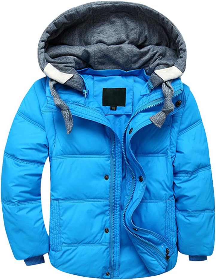 YoungSoul Kids Boys Girls Warm Down Puffer Jackets Padded Winter Coat with Hood Removable Body Warmer Gilets