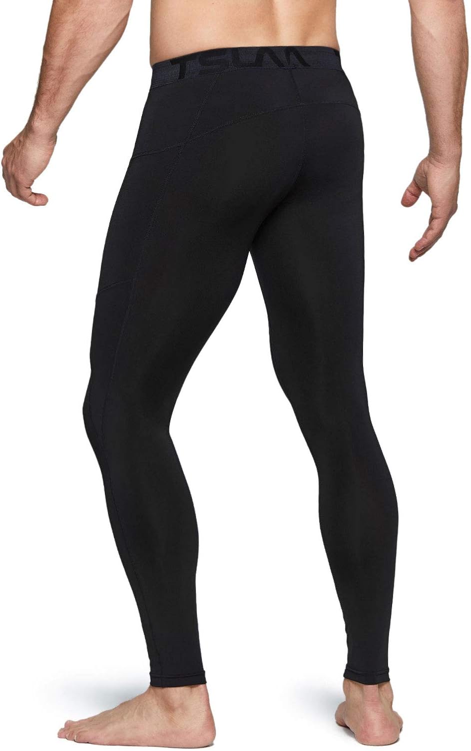 TSLA 1, 2 or 3 Pack Men's UPF 50+ Compression Pants, UV/SPF Running Tights, Workout Leggings, Cool Dry Yoga Gym Clothes : Clothing