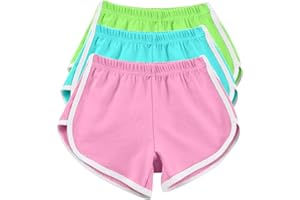 ATTINE 3 Pack Free Workout People Shorts for Wome,Dance Elastic Flowy Dolphin Shorts,Yoga Shorts Summer Running Active Shorts