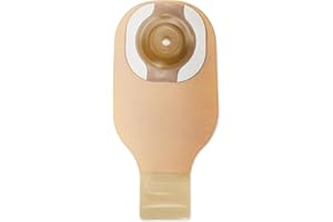 Hollister 8958 CeraPlus Soft Convex 1-Piece 12” Drainable Ostomy Pouching System, 5 Pack, Cut-to-Fit Up to 1-1/2”