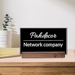 Pahdecor Desk Name Plate Personalized Custom