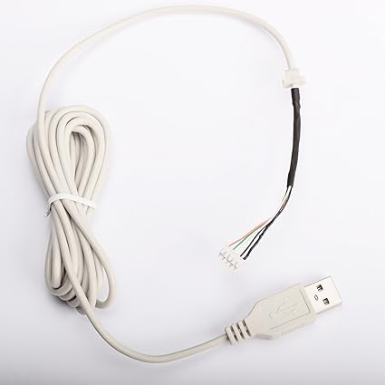KR Pro Spiel Gaming Maus USB Line Nylon Mäuse Kabel Draht Reparatur Ersatz für SteelSeries Sensei [Raw] Frost Blue Edition + 
