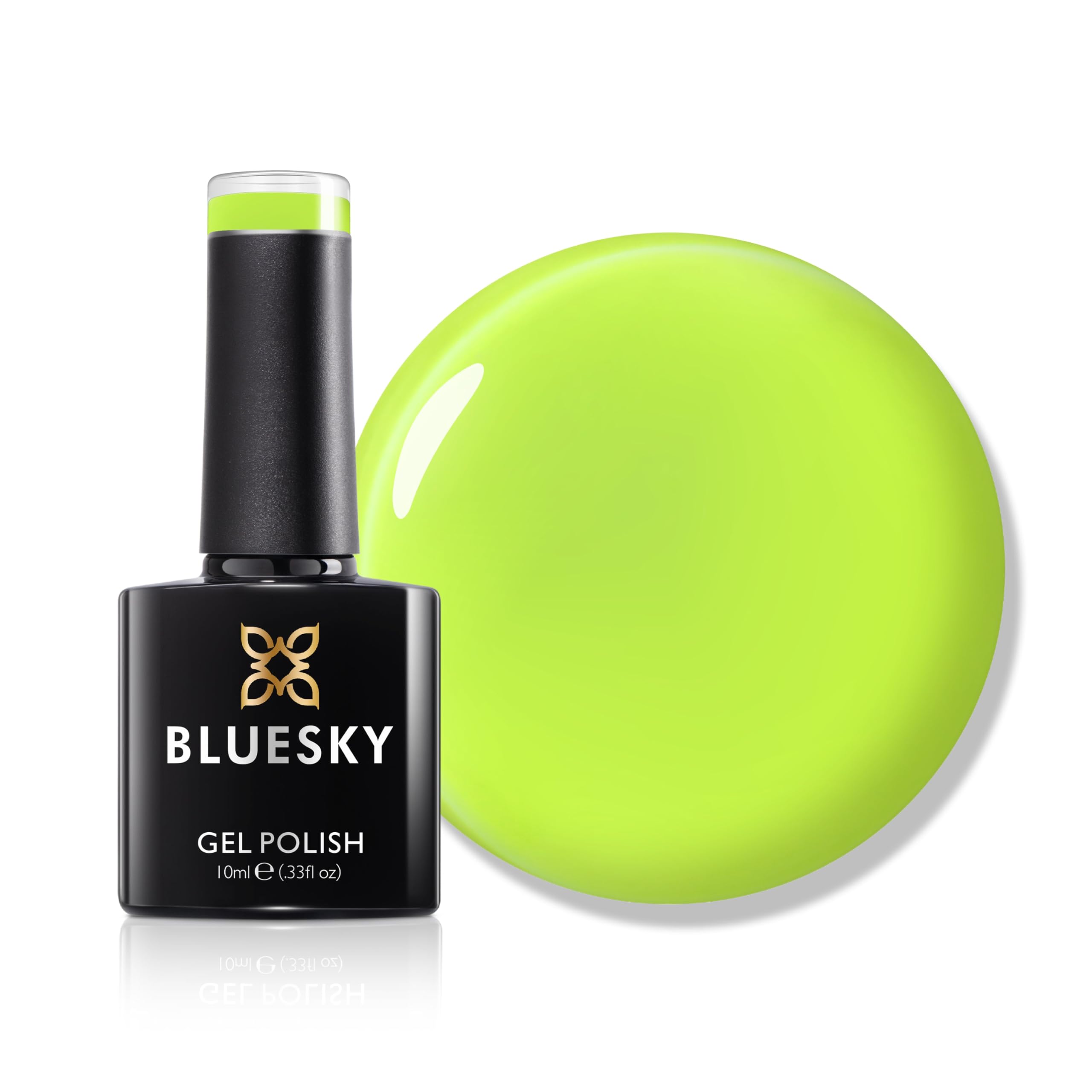 Bluesky Gel Nail Polish, Lime Zest A081, Bright Green, Long Lasting, Chip Resistant, 10 ml (Requires Curing Under UV LED Lamp) — image 1