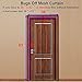 Magnetic Screen Door Mesh Curtain - Fits Doors Up To 34