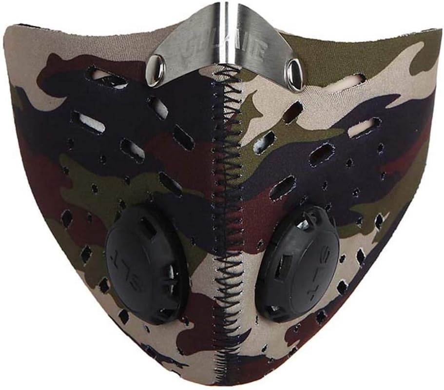 Greyghost Men Women Anti-dust Cycling Face Mask,Breathable Anti-pollution Air Filter Bicycle Riding Hiking Face Masks Outdoor Sports