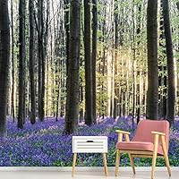 Wall Mural Forest Removable Self-Adhesive Wallpaper Wall Decoration for Bedroom Living Room - 66x96 inches