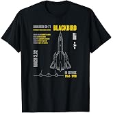 Military Aircraft Lockheed SR-71 Blackbird USAF T-Shirt