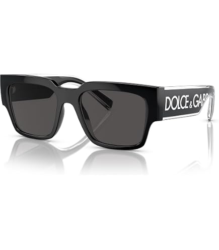 Dolce & Gabbana DG 4403 501/87 Black Plastic Pilot Sunglasses Grey Lens Sunglasses Dolce & Gabbana DG 4403 F 501/87 Black Dark Grey  main image 3