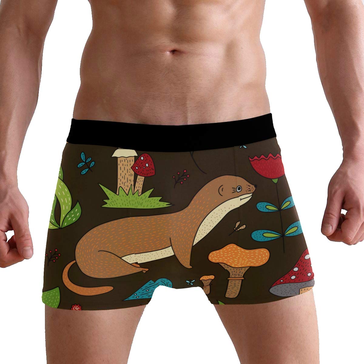 Download Mens Underwear Cute Color Fox Boys Boxer Brief for Men Adult Boxer Briefs Men goha-praxis.de