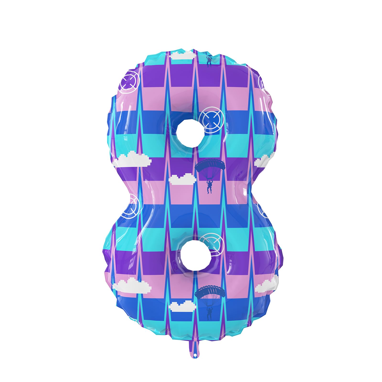 Photo 1 of 40 Inch Video Game Theme Number 8 Balloons Large Birthday Party Number Balloons Piñata Gaming for Kids Battle Boys Birthday Party Decoration Supplies