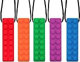 SLGOL Sensory Chew Necklaces, 5 Pack Bundle