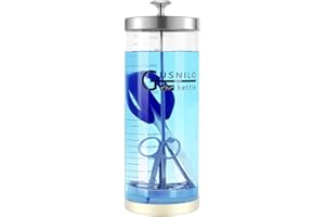 Gusnilo 42 Oz Barbicide Disinfectant Jar with Stainless Steel Tray, Comb-shaped, Salon Disinfectant Jar for Nail, Hairdressing & Beauty Tools