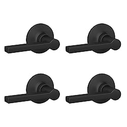 Lock Scout Straight Lever with Round Trim Hall and