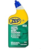 Zep Acidic Toilet Bowl Cleaner, 32 Oz, White, Wintergreen