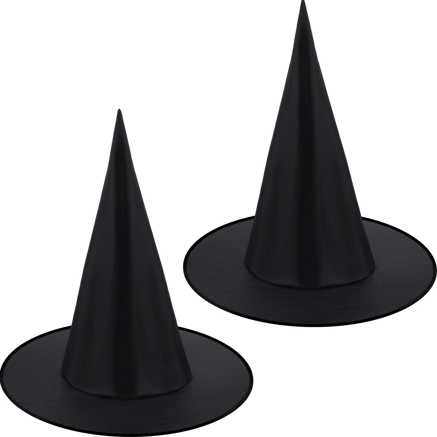 Photo 1 of 2 Packs Halloween Witch Hats Witch Costume Accessory for Halloween Party, Black