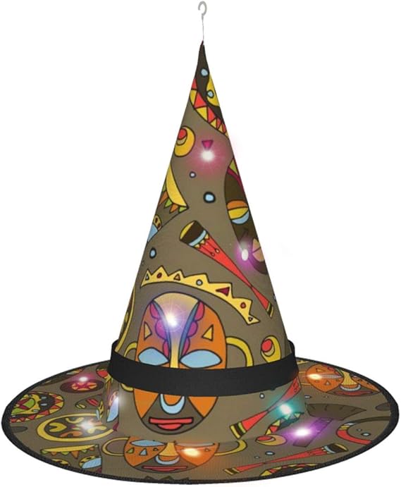 halloween witch hat string lights