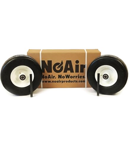 Amazon.com: NoAir® (2) Flat Free Tire Assemblies 13x6.50-6