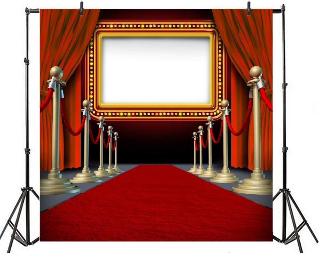 8x8ft Vinyl Red Carpet Stage Photography Backdrop Blank Board Banner Red  Curtain Photo Background Hollywood Oscar Event Party Decoration Birthday  Wedding Photographic Backdrops Customized Accessories avenueeventgroup.com