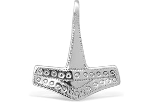 W | S WITHLOVE SILVER WithLoveSilver Sterling Silver 925 Thor's Hammer Norse Viking Amulet Design Pendant
