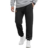 VOGSTART Men's Sherpa-Lined Joggers Pants Winter Warm Active Running Outdoor Sweatpants (S-XXL)