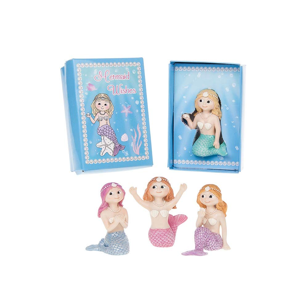 Shudehill Mermaid Wishes Figurine Supplied in a beautiful Gift Box with message - Assorted Designs - 2 Supplied at assorted