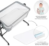 Kinderkraft Nestee UP 2 Co-Sleeping Cot with Birth Mattress Grey view 6