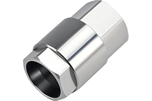 EVRBUL CNC 1/2’’ Drive High Pressure Oil Rail Nipple Cup Ball Tube Oil Rail Leak Repair Kit Install Removal Socket Tool Compa