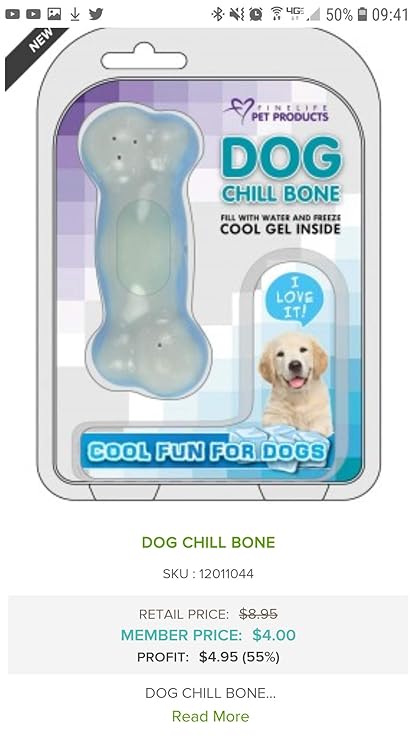 Amazon Com Finelife Pet Dog Chill Bone Blue Bone Pet - 