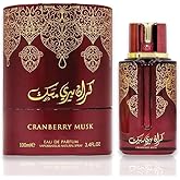9 O'CLOCK Cranberry Musk Unisex Perfume, Long Lasting Cologne for Men and Women 3.4 Fl. Oz. Eau de Parfum Natural Spray