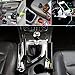 RIOROO 2PC Console Side Pocket,Car Seat Caddy Catcher Gap Filler and Organizer -Fills the Gap between the Seat in the Car(Black)