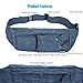 EOTW Waist Pocket Travel Pouch Sports Phone Holder Travel Pocket Fanny Pack Running Belt Waist Pack Money Belt Pocket For iPhone 6 6S Plus 5S, Galaxy S4 S5 S6 S7 Edge, Note 5 4 3, LG G3 G4 G5-Blue