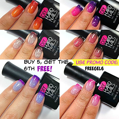Temperature Changing UV Soak Off Gel Nail Polish Professional Grade