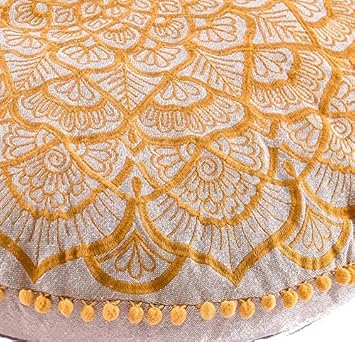 Amazon Com Mandala Life Art Bohemian Floor Cushion Cover Luxury